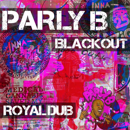 Blackout album by Parly B - Drum and Bass Cover Art
