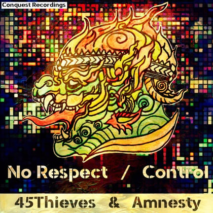 No Respect album by 45Thieves - Drum and Bass Cover Art