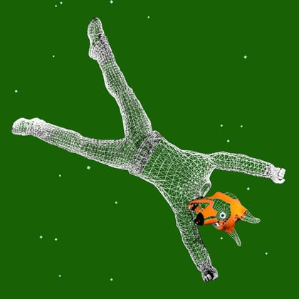 Spaceman album by Wyld Dogz - Drum and Bass Cover Art