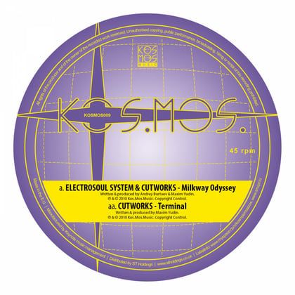 Milkway Odyssey / Terminal album by Electrosoul System & Cutworks - Drum and Bass Cover Art