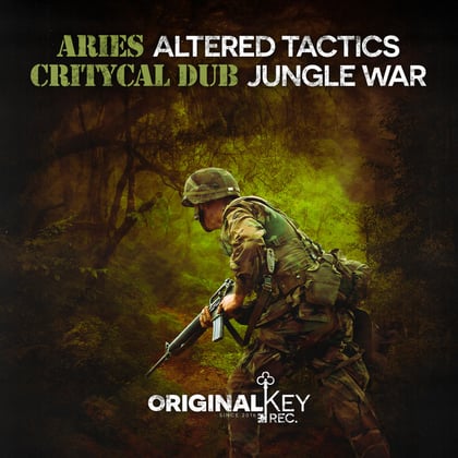 Altered Tactics/Jungle War album by Aries - Drum and Bass Cover Art