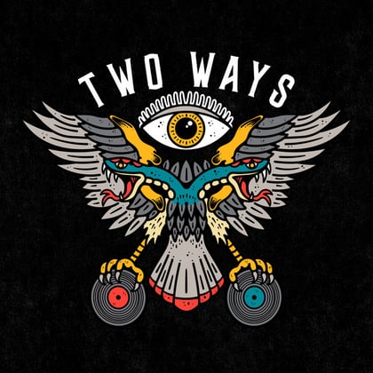 Two Ways album by Fre4knc & GROUND - Drum and Bass Cover Art