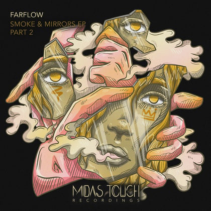 Smoke & Mirrors EP (Part 2) album by FarFlow - Drum and Bass Cover Art