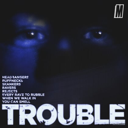 Trouble album by Murdock - Drum and Bass Cover Art