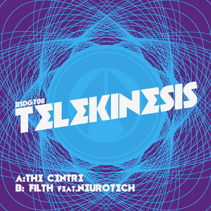 The Centre EP album by Telekinesis - Drum and Bass Cover Art
