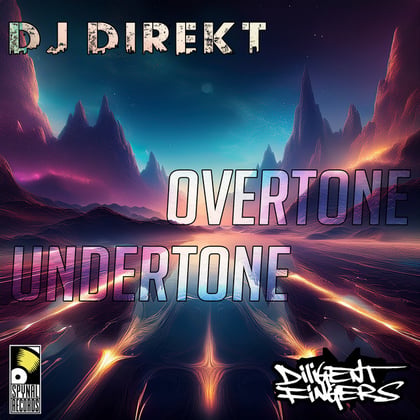 Overtone / Undertone album by DJ Direkt - Drum and Bass Cover Art