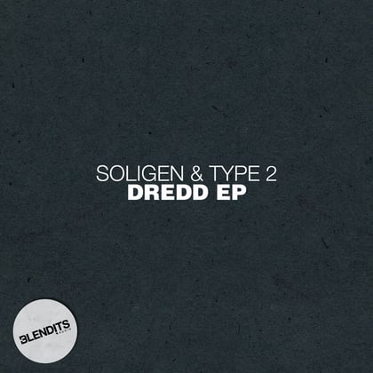 Dredd EP album by Soligen - Drum and Bass Cover Art