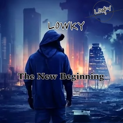 The New Beginning album by L0WKY - Drum and Bass Cover Art