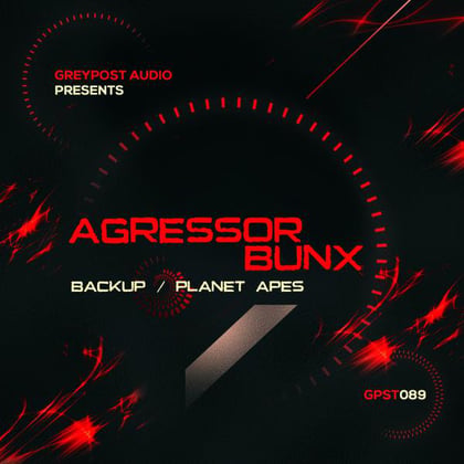 Backup / Planet Apes album by Agressor Bunx - Drum and Bass Cover Art