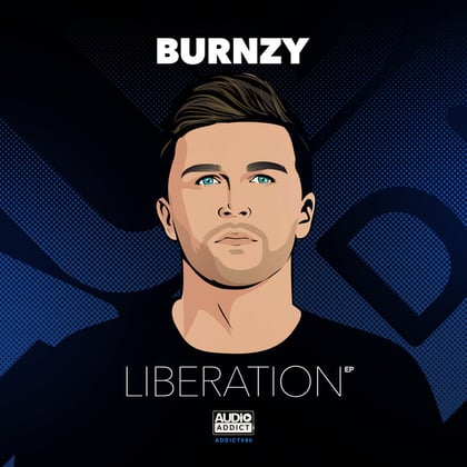 Liberation album by BURNZY - Drum and Bass Cover Art