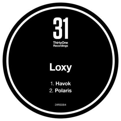 Havok / Polaris album by Loxy - Drum and Bass Cover Art