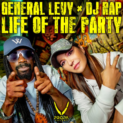 Life Of The Party album by DJ Rap & General Levy - Drum and Bass Cover Art
