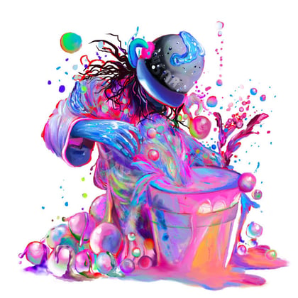 Ugly album by Machinedrum - Drum and Bass Cover Art