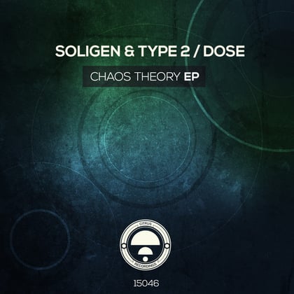 Chaos Theory EP album by Soligen, Dose & Type2 - Drum and Bass Cover Art