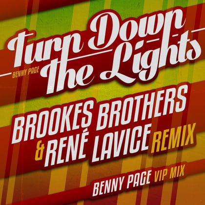 Turn Down The Lights Remixed album by Benny Page, Brookes Brothers & René LaVice - Drum and Bass Cover Art