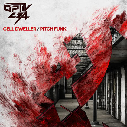 Cell Dweller album by Optiv - Drum and Bass Cover Art