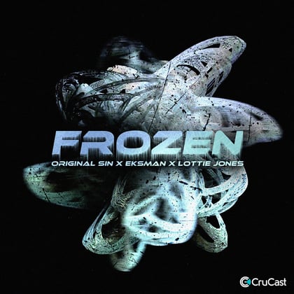 Frozen album by Original Sin, Eksman & Lottie Jones - Drum and Bass Cover Art