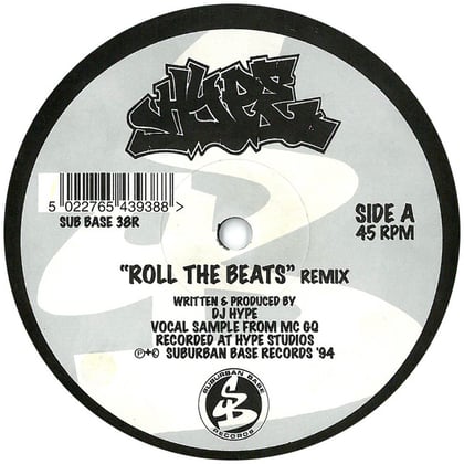 Roll the Beats (Remix) album by DJ Hype - Drum and Bass Cover Art
