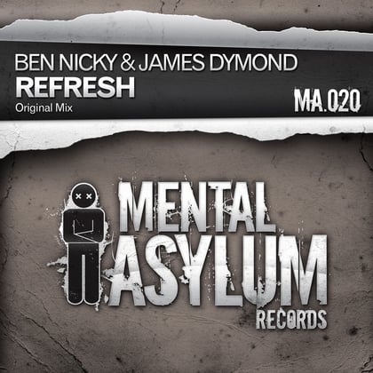 Refresh album by Dimension & James Dymond - Drum and Bass Cover Art