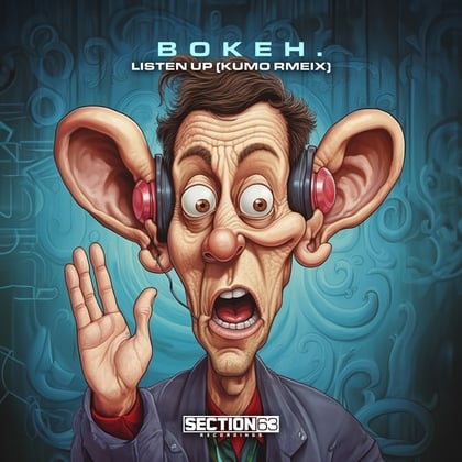 Listen Up (Kumo Remix) album by Bokeh. & Kumo - Drum and Bass Cover Art