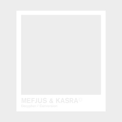 Decypher / Conversion album by InsideInfo, Mefjus & Kasra - Drum and Bass Cover Art