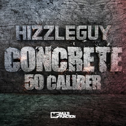 Concrete / 50 Caliber album by Hizzleguy - Drum and Bass Cover Art