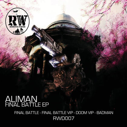 Final Battle EP album by Aliman - Drum and Bass Cover Art