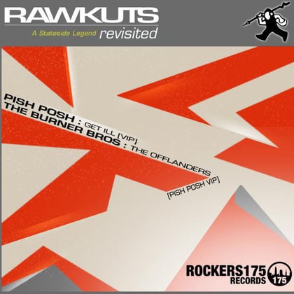 RAWKUTS Revisited album by Pish Posh - Drum and Bass Cover Art
