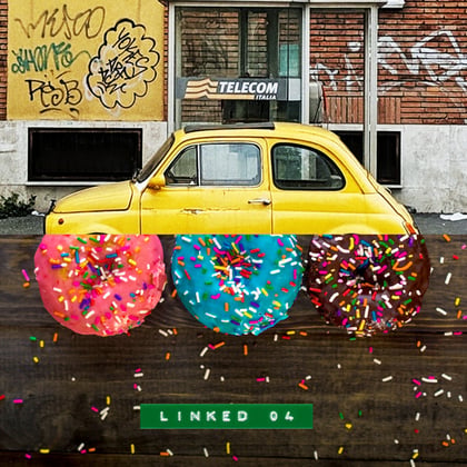 LINKED 04 album by Phace & Was A Be - Drum and Bass Cover Art