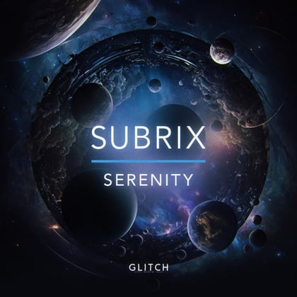 Serenity album by Subrix - Drum and Bass Cover Art