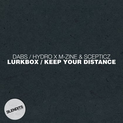 Lurkbox / Keep Your Distance album by Hydro, M-zine, Scepticz & Dabs - Drum and Bass Cover Art
