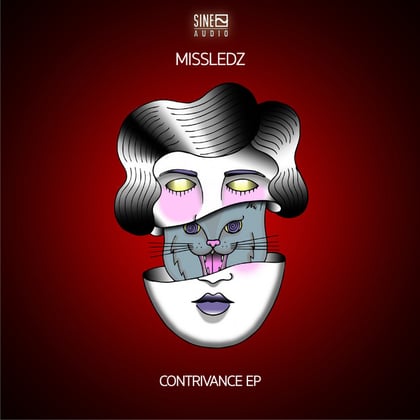 Contrivance EP album by missledz - Drum and Bass Cover Art