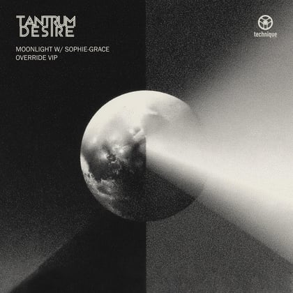 Moonlight / Override VIP album by Tantrum Desire & Sophie-Grace - Drum and Bass Cover Art