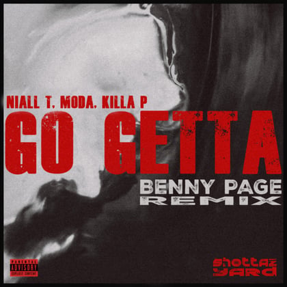 Go Getta album by Benny Page - Drum and Bass Cover Art