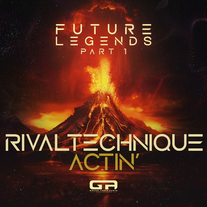 Actin' album by RivalTechnique - Drum and Bass Cover Art