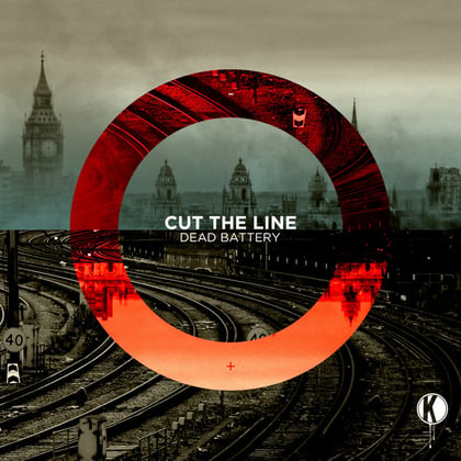 Cut the Line album by DEAD BATTERY - Drum and Bass Cover Art
