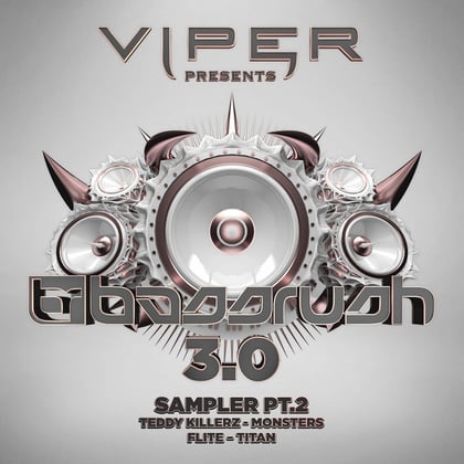 Bassrush 3.0 / Sampler, Pt. 2 album by Teddy Killerz & Flite - Drum and Bass Cover Art
