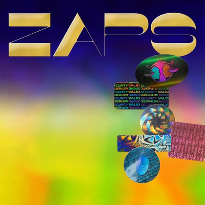 Zaps album by Machinedrum, JIMMY EDGAR & J-E-T-S - Drum and Bass Cover Art