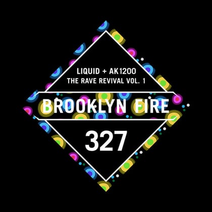 The Rave Revival, Vol. 1 album by AK1200 & Jay Aftermath - Drum and Bass Cover Art