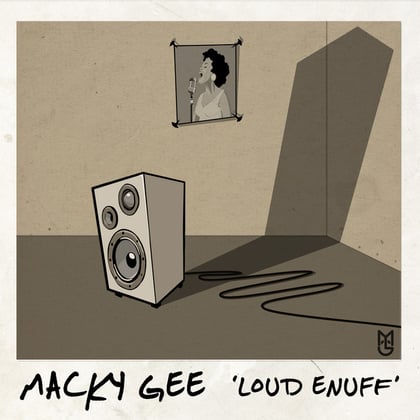 Loud Enuff album by Macky Gee - Drum and Bass Cover Art