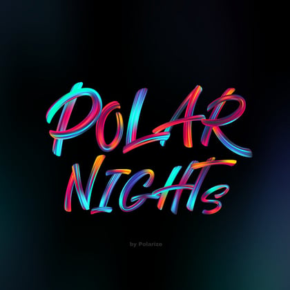 Polar Nights album by Polarize - Drum and Bass Cover Art