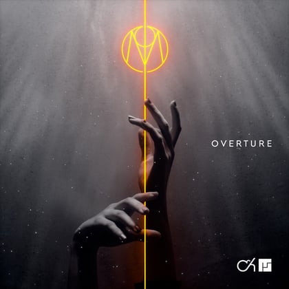 Overture album by Camo & Krooked & Mefjus - Drum and Bass Cover Art