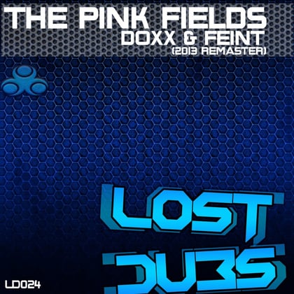 The Pink Fields album by Fox Stevenson, Feint & Doxx - Drum and Bass Cover Art