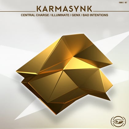 Central Charge EP album by KarmasynK - Drum and Bass Cover Art