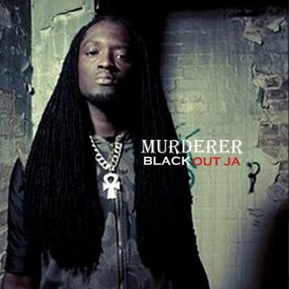 Murderer album by Lowriderz & Blackout JA - Drum and Bass Cover Art