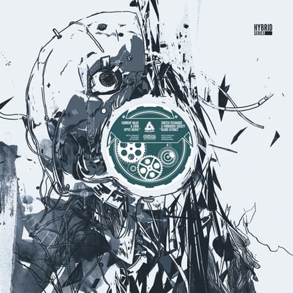 HYBRID SERIES part 3 album by Current Value - Drum and Bass Cover Art