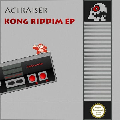 Kong Riddim EP album by Actraiser - Drum and Bass Cover Art