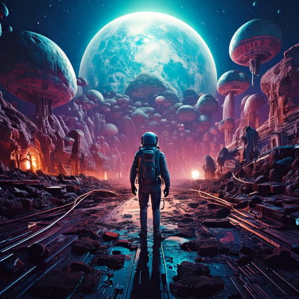 Many Ways album by Blue Marble - Drum and Bass Cover Art