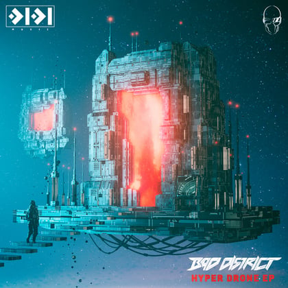 Hyper Drone album by Bad District - Drum and Bass Cover Art