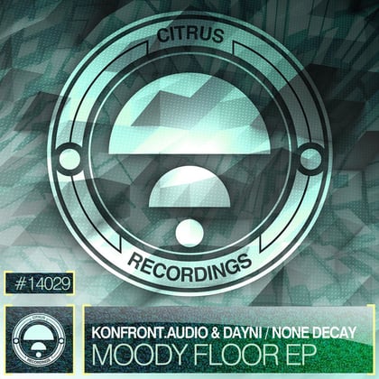 Moody Floor EP album by Konfront.Audio - Drum and Bass Cover Art